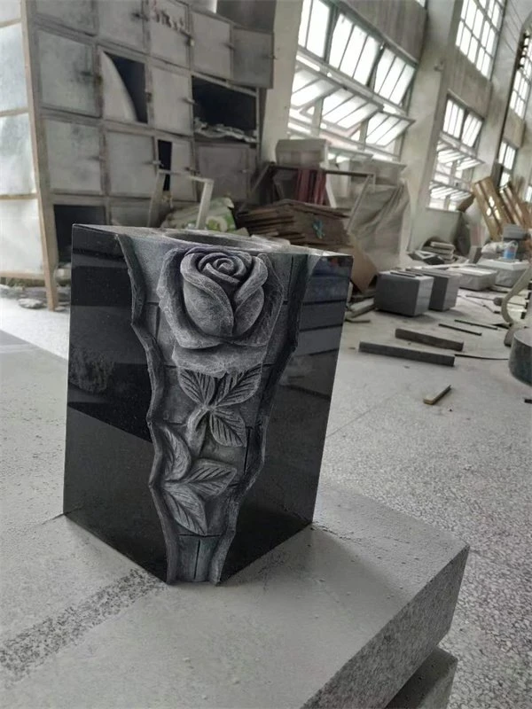 granite flower holders for graves