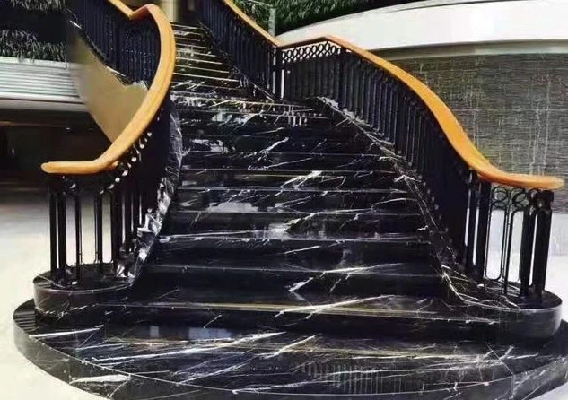 Nero Marquina Marble Stair Nero Marquina Marble Stair