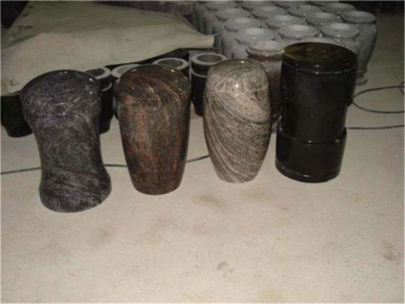 black granite urn black granite urn