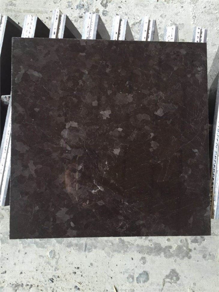 antique brown leathered granite