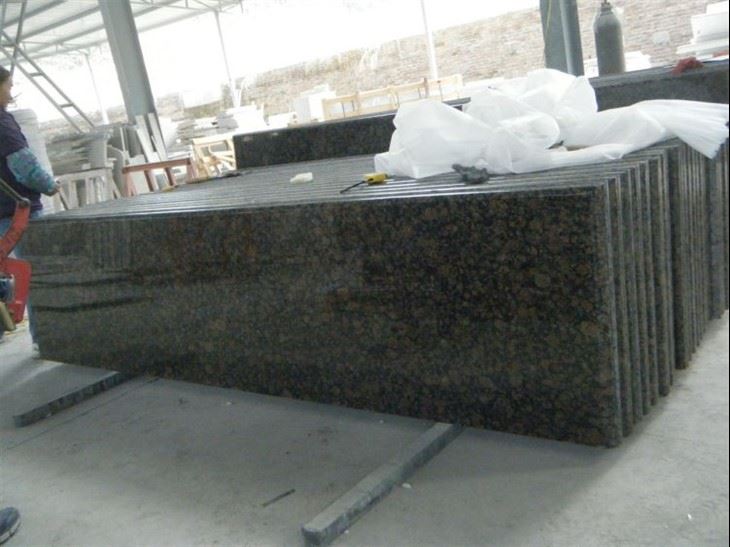 baltic brown granite bathroom