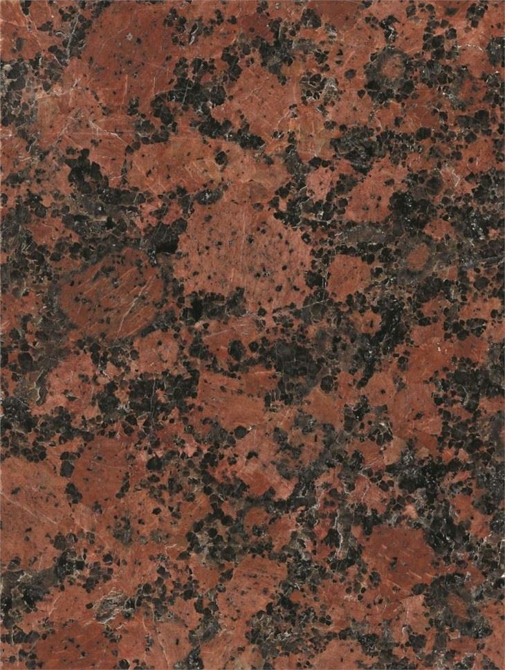 red carmen granite