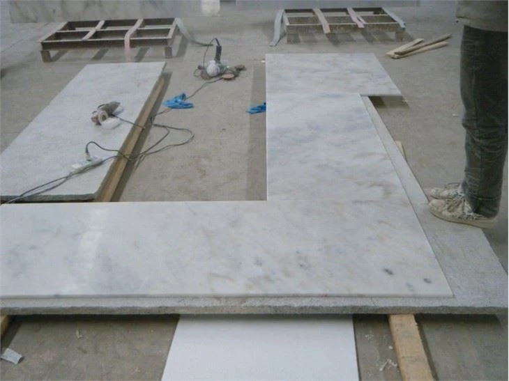 guangxi white marble slab