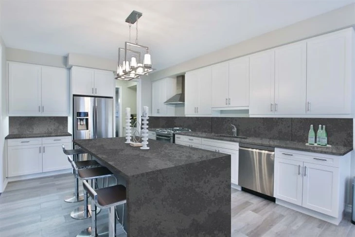 concrete grey quartz countertops