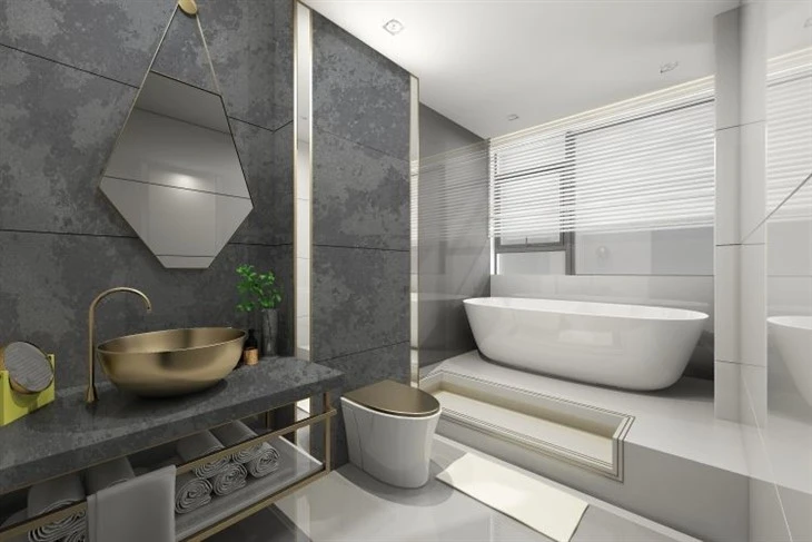 concrete grey countertops