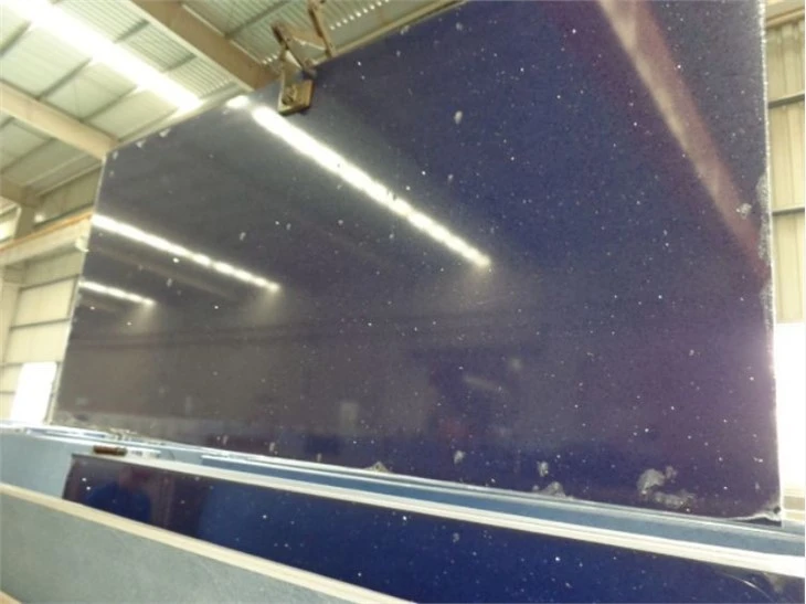 blue quartz slab