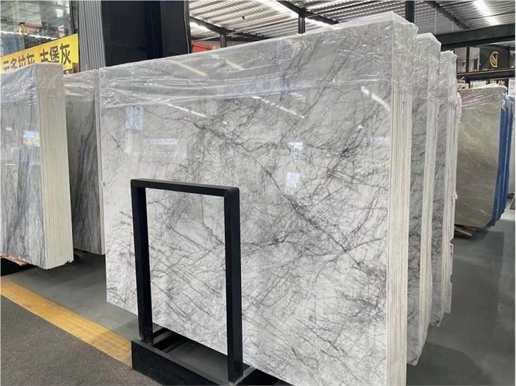 white marble with gray veins